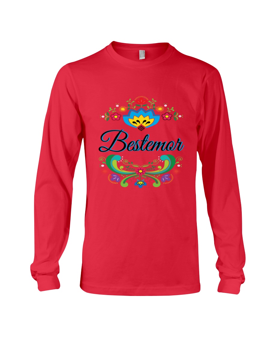 BESTEMOR NORWEGIAN ROSEMALING Classic Shirt Apparel BESTEMOR NORWEGIAN ROSEMALING Classic Shirt Apparel