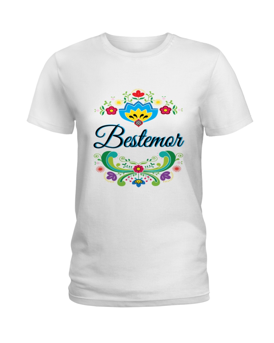 BESTEMOR NORWEGIAN ROSEMALING Classic Shirt Apparel BESTEMOR NORWEGIAN ROSEMALING Classic Shirt Apparel