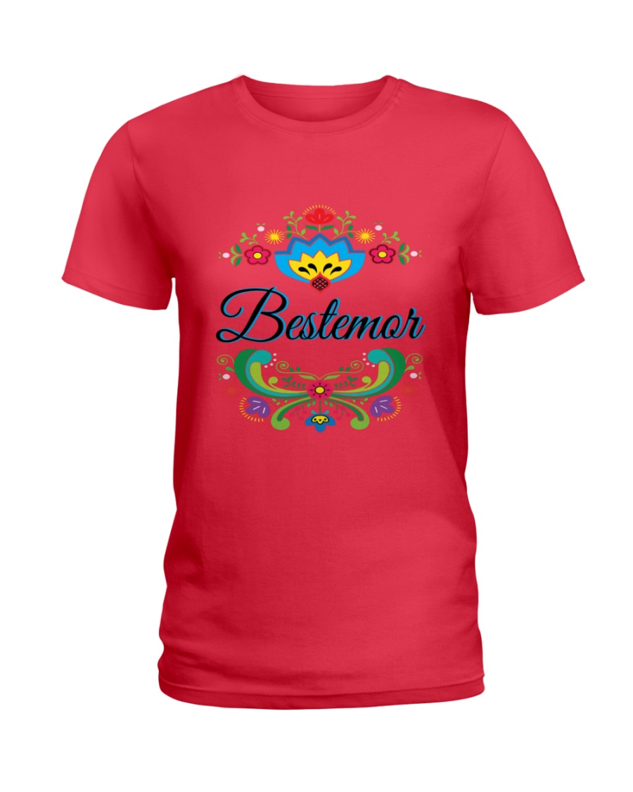 BESTEMOR NORWEGIAN ROSEMALING Classic Shirt Apparel BESTEMOR NORWEGIAN ROSEMALING Classic Shirt Apparel