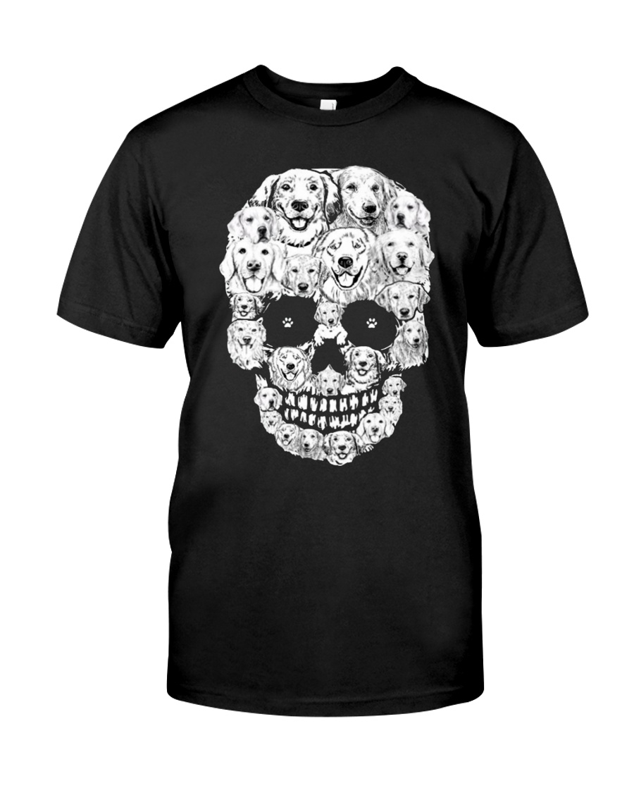 Golden Retriever Skull Shirt Apparel Golden Retriever Skull Shirt Apparel