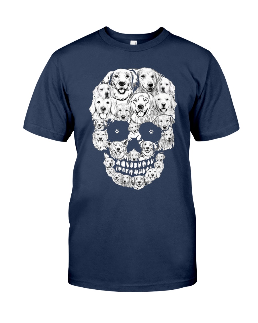 Golden Retriever Skull Shirt Apparel Golden Retriever Skull Shirt Apparel
