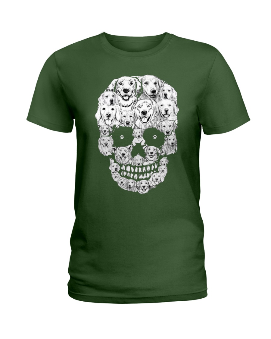 Golden Retriever Skull Shirt Apparel Golden Retriever Skull Shirt Apparel
