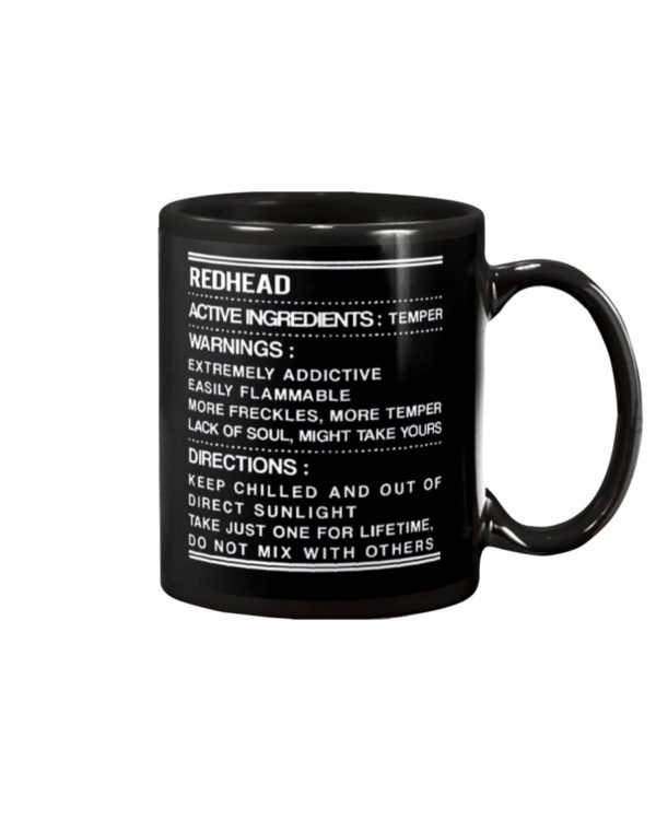 REDHEAD ACTIVE INGREDIENTS Mug Apparel