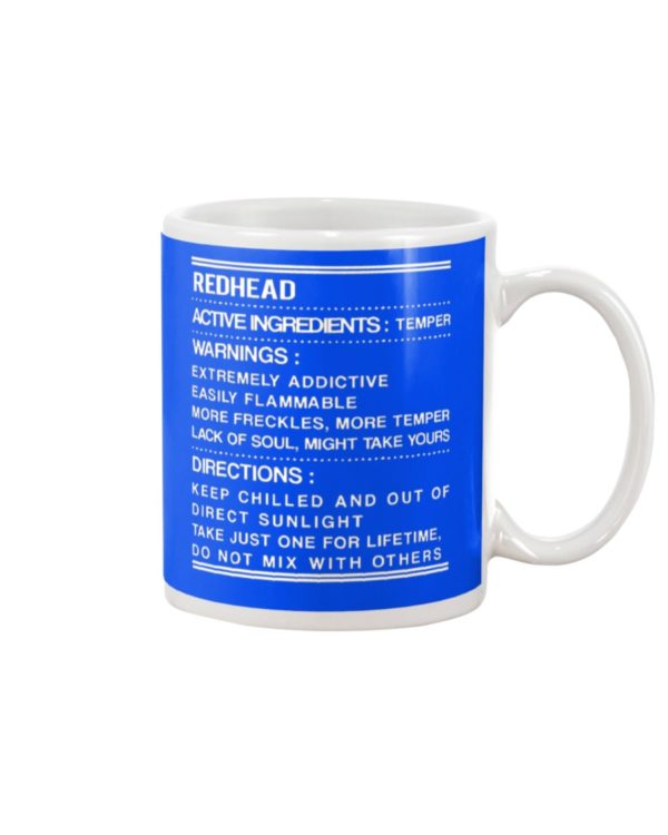 REDHEAD ACTIVE INGREDIENTS Mug Apparel