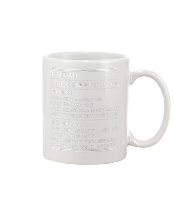 REDHEAD ACTIVE INGREDIENTS Mug Apparel