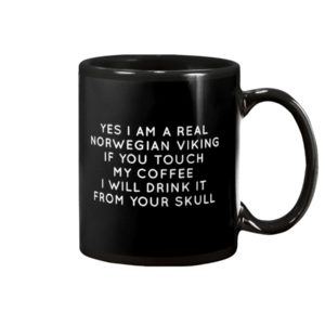 YES I AM A REAL NORWEGIAN VIKING COFFEE Mug Apparel