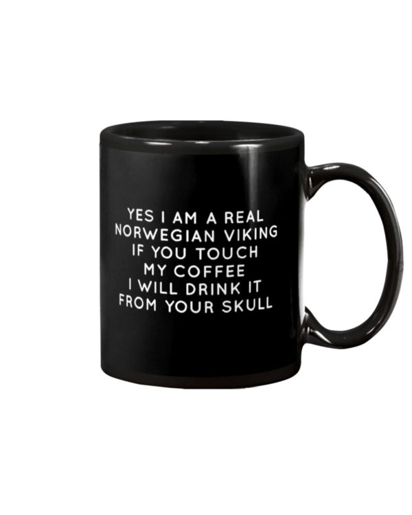 YES I AM A REAL NORWEGIAN VIKING COFFEE Mug Apparel