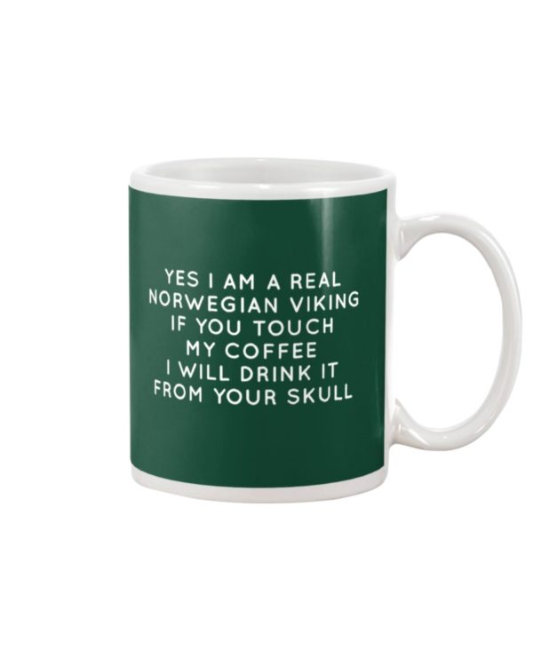 YES I AM A REAL NORWEGIAN VIKING COFFEE Mug Apparel