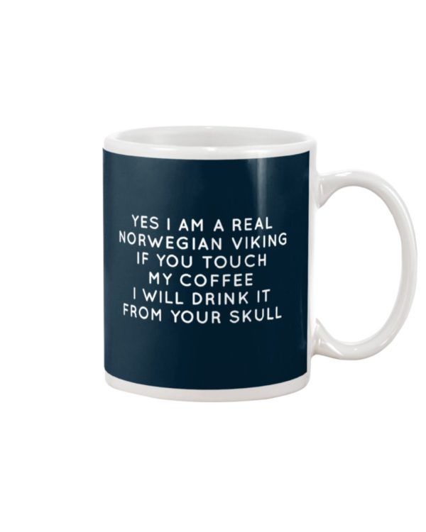 YES I AM A REAL NORWEGIAN VIKING COFFEE Mug Apparel