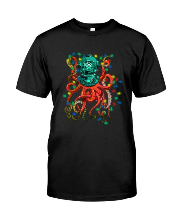 OCTOPUS SCUBA DIVING CHRISTMAS Shirt Apparel