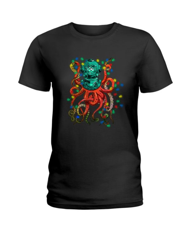 OCTOPUS SCUBA DIVING CHRISTMAS Shirt Apparel