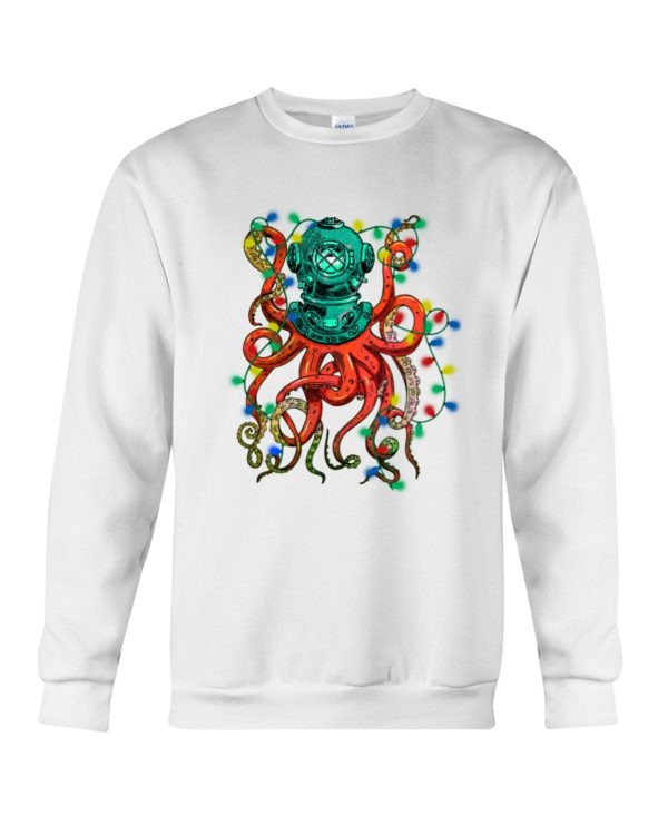 OCTOPUS SCUBA DIVING CHRISTMAS Shirt Apparel