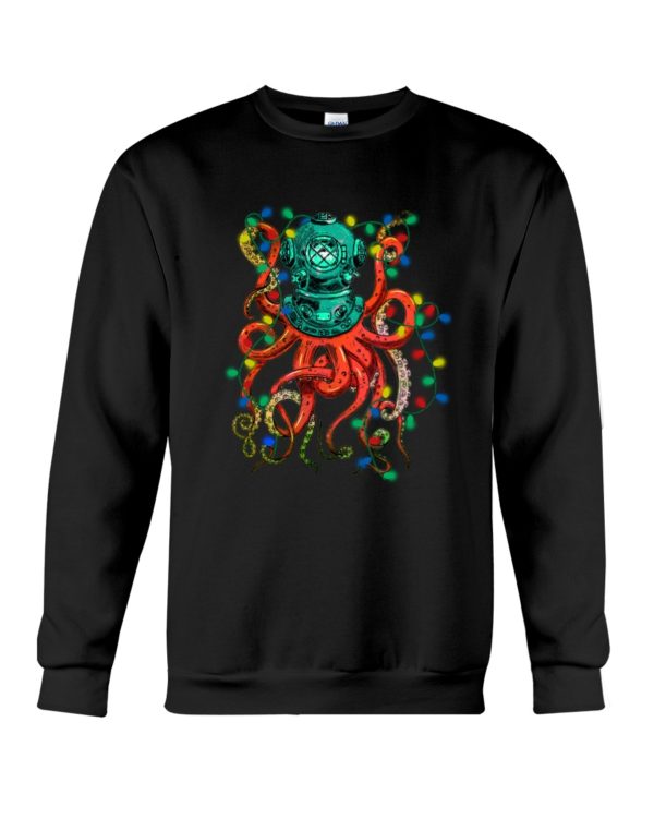 OCTOPUS SCUBA DIVING CHRISTMAS Shirt Apparel