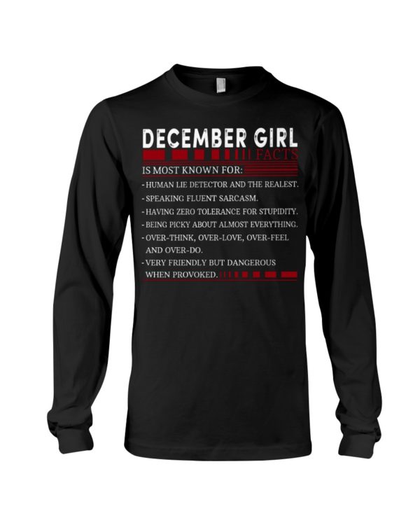 December Girl Facts Hoodie Apparel