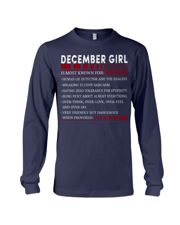 December Girl Facts Hoodie Apparel