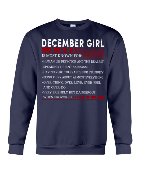 December Girl Facts Hoodie Apparel