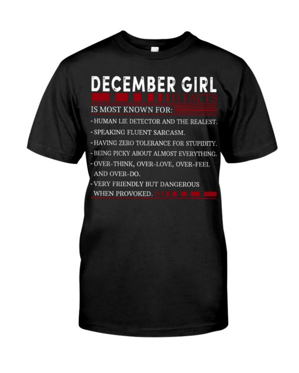 December Girl Facts Hoodie Apparel