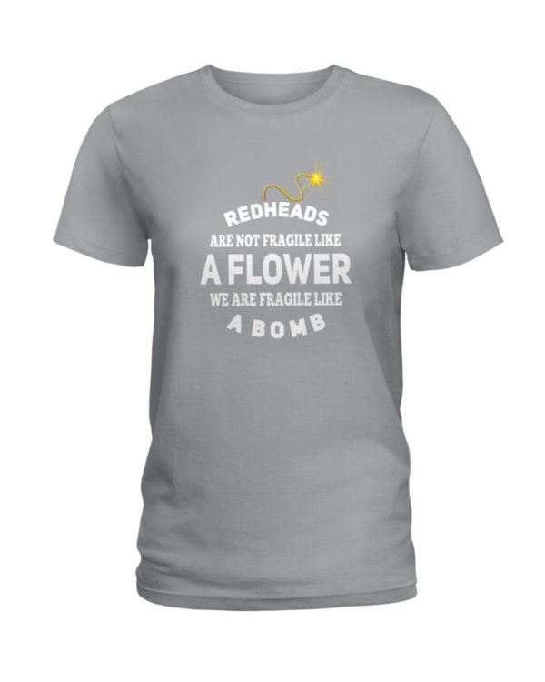 Redhead Are Not Fragile As A Flower We Are Fragi Hoodie Sweatshirt Apparel