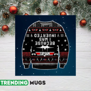 Because I Was Inverted Knitting Pattern 3D Print Ugly Christmas Sweater Jisubin Apparel
