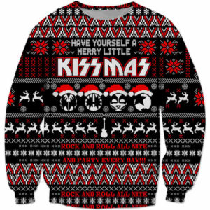 Christmas Kiss Rock Band 3D Shirt Jisubin Apparel