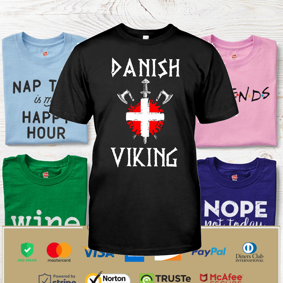 DANISH VIKING Shirt, Hoodie Apparel