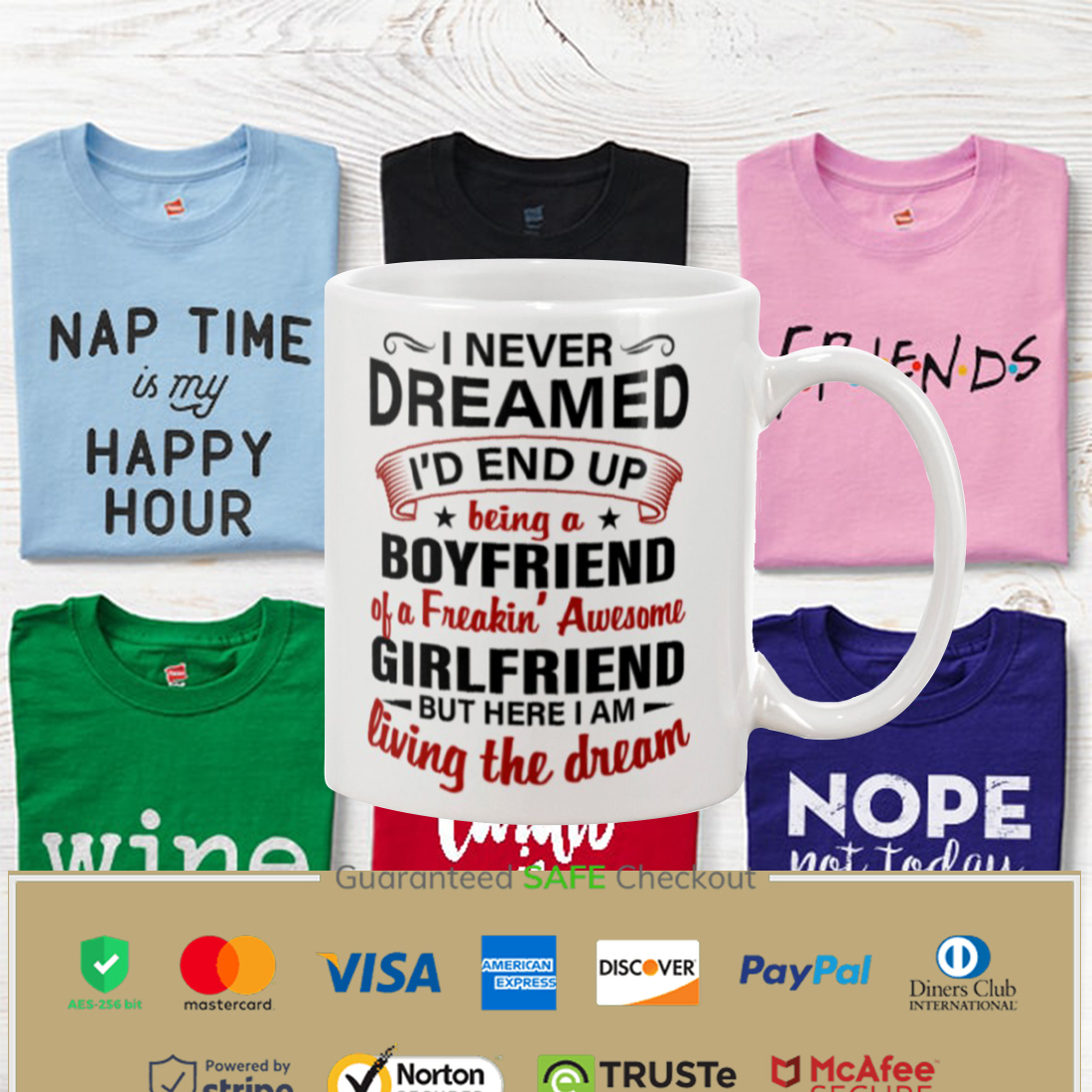I NEVER DREAMED PERFECT GIFT FOR BOYFRIEND Mug Apparel