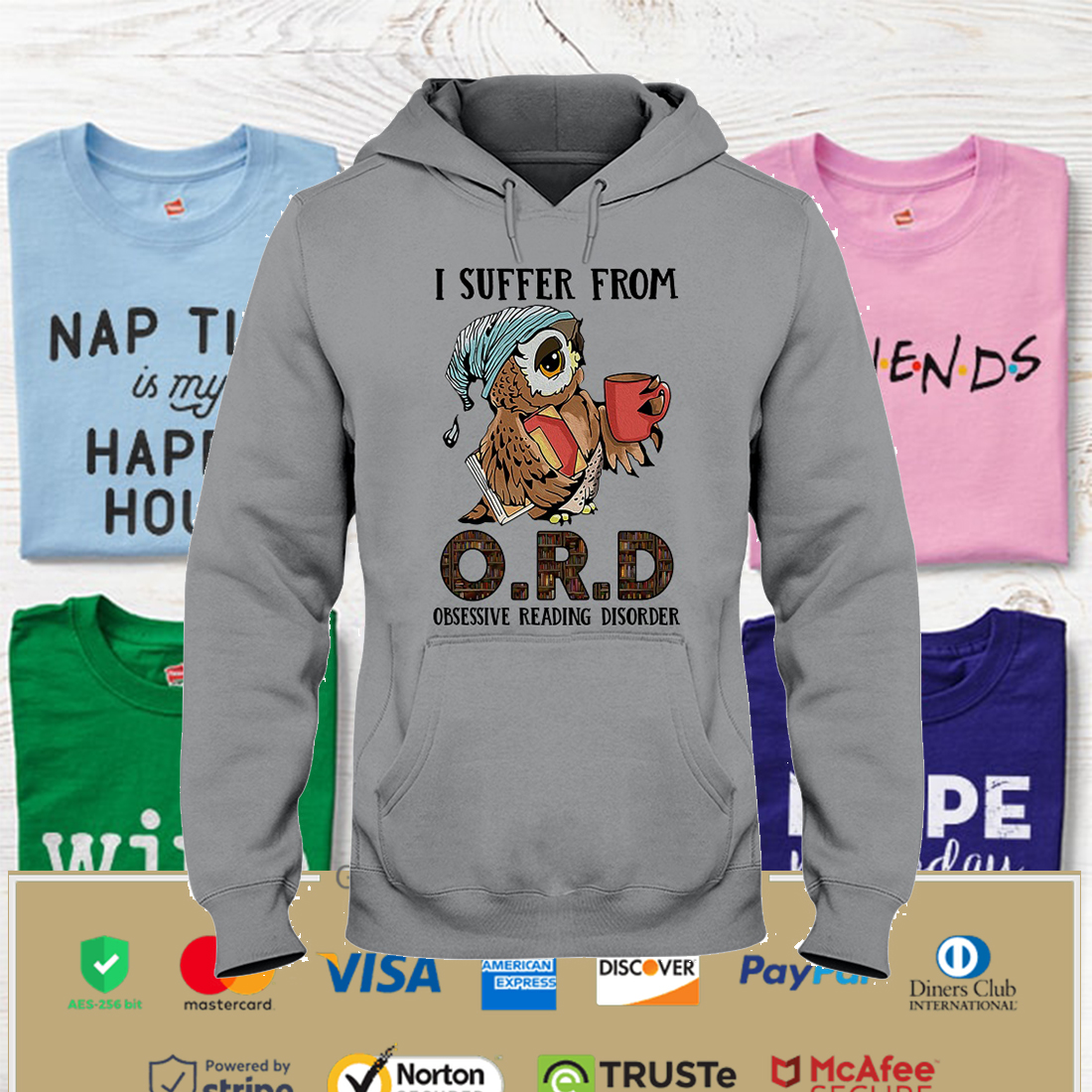 I Suffer From Obsessive Reading Disorder Hooded Sweatshirt Apparel