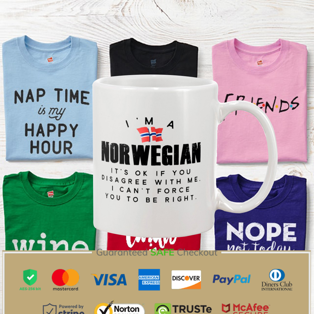 I'M A NORWEGIAN IT'S OK Mug Apparel