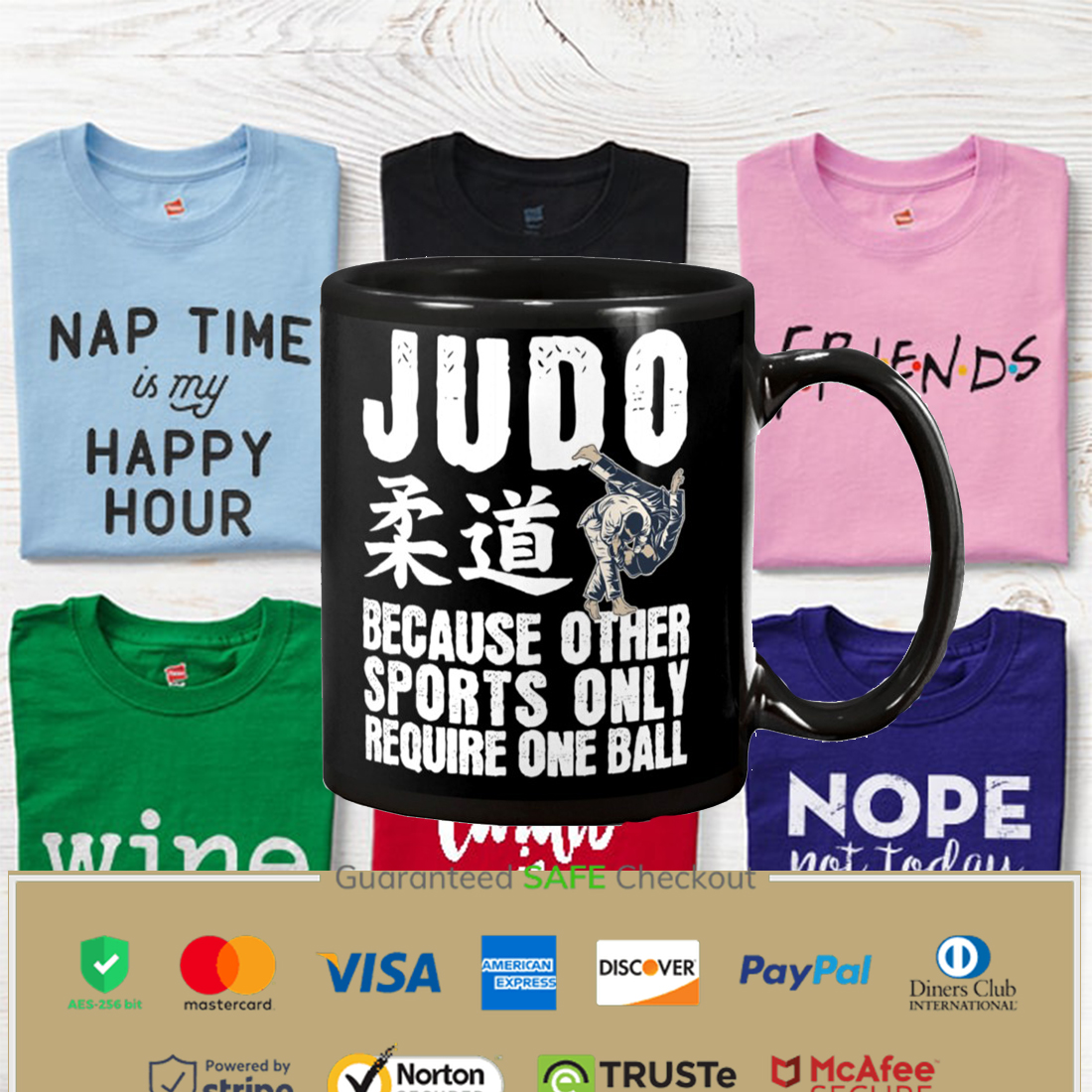 Judo Because Other Sports Only Require One Ball Mug Apparel