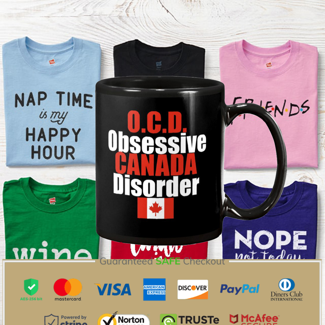 OCD OBSESSIVE CANADA DISORDER Mug Apparel