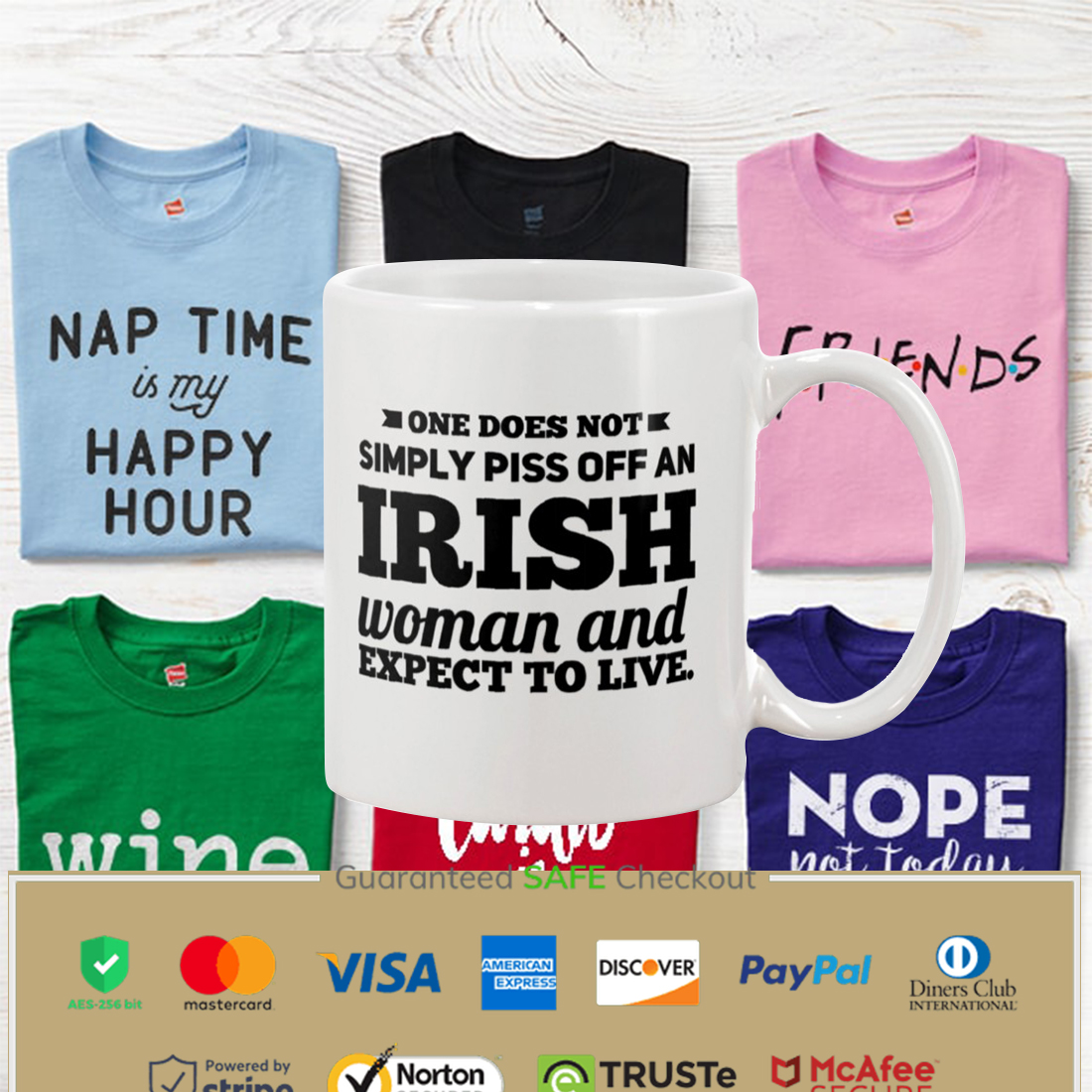 ONE DOES NOT SIMPLY PISS OFF AN IRISH WOMAN Mug Apparel