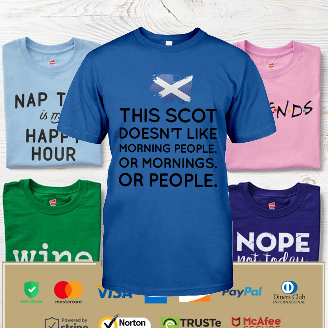 SCOT MORNING PEOPLE Shirt, Hoodie Apparel