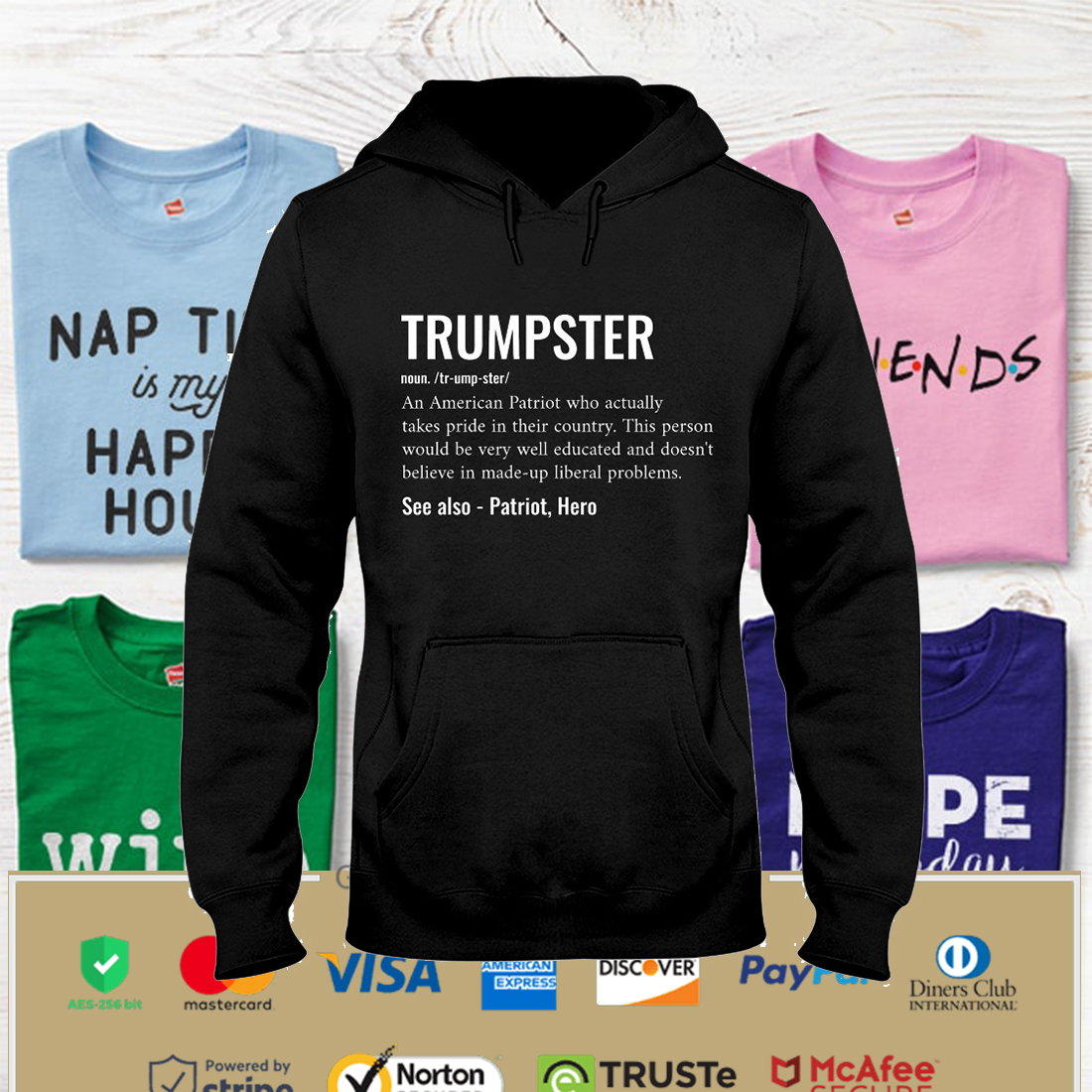 Trumpster Hooded Sweatshirt Apparel Trumpster Hooded Sweatshirt Apparel