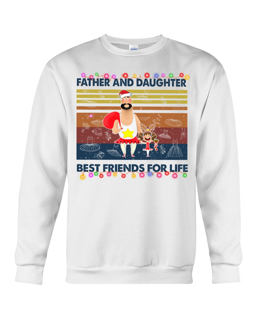 FATHER AND DAUGHTER BEST FRIENDS FOR LIFE Hooded Sweatshirt Apparel FATHER AND DAUGHTER BEST FRIENDS FOR LIFE Hooded Sweatshirt Apparel