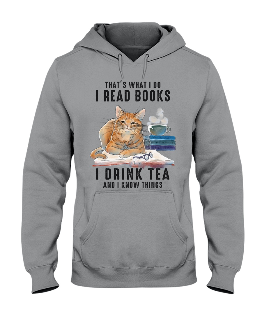Read Books Drink Tea Hooded Sweatshirt Apparel Read Books Drink Tea Hooded Sweatshirt Apparel