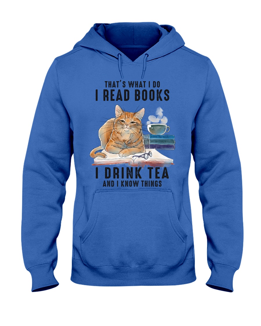 Read Books Drink Tea Hooded Sweatshirt Apparel Read Books Drink Tea Hooded Sweatshirt Apparel