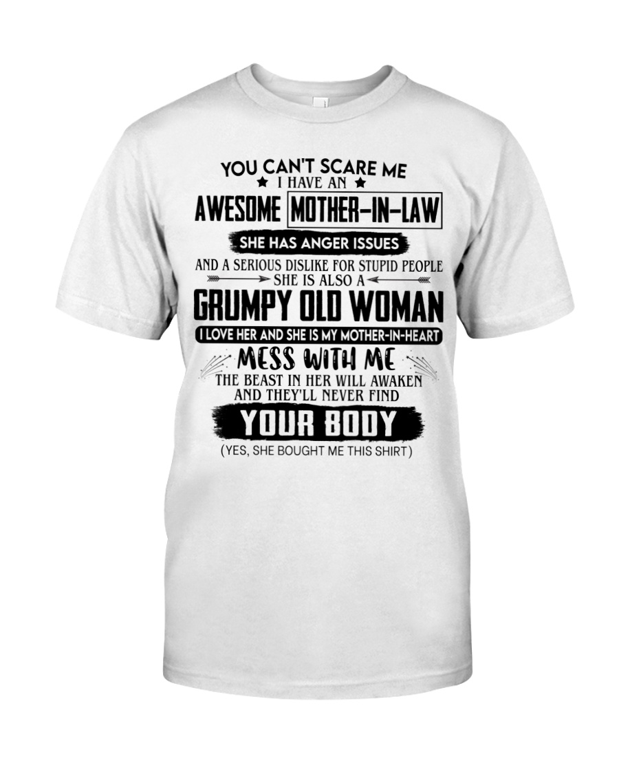 I HAVE AN AWESOME MOTHER IN LAW Shirt Apparel I HAVE AN AWESOME MOTHER IN LAW Shirt Apparel