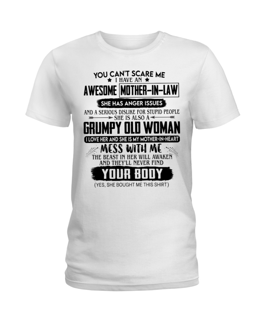 I HAVE AN AWESOME MOTHER IN LAW Shirt Apparel I HAVE AN AWESOME MOTHER IN LAW Shirt Apparel