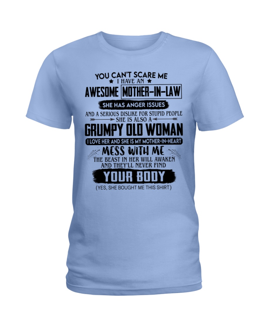 I HAVE AN AWESOME MOTHER IN LAW Shirt Apparel I HAVE AN AWESOME MOTHER IN LAW Shirt Apparel