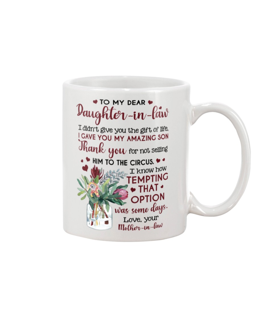 OPTION IS SOME DAYS BEST GIFT DAUGHTER IN LAW Mug Apparel