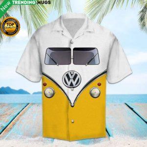 Yellow Hippie Bus Hawaiian Shirt Jisubin Apparel