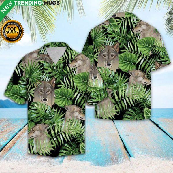 Wolf Hawaiian Shirt Jisubin Apparel