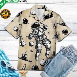 Astronaut Hawaiian Shirt Jisubin Apparel