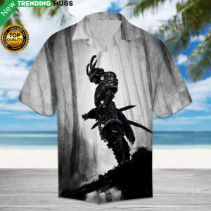 Samurai Stands In The Forest Hawaiian Shirt Jisubin Apparel