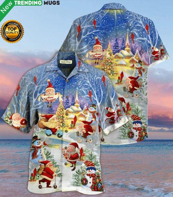 Stay Cool Santa Claus Hawaiian Shirt Jisubin Apparel
