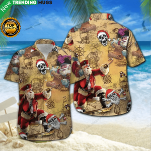 Who Loves Pirate Story On Christmas Time Hawaiian Shirt Jisubin Apparel