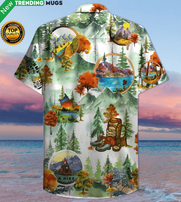 Hiking Hawaiian Shirt Jisubin Apparel