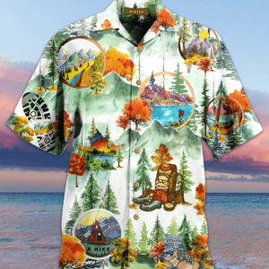 Hiking Hawaiian Shirt Jisubin Apparel