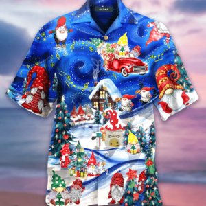 Hanging With My Gnomies Christmas Hawaiian Shirt Jisubin Apparel