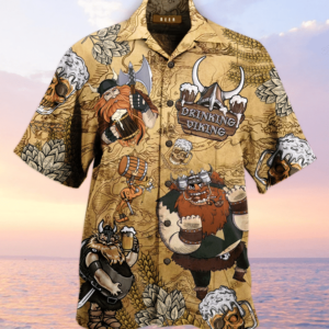 Viking Beer Christmas Hawaiian Shirt Jisubin Apparel